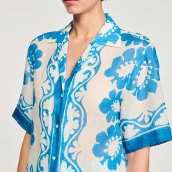 Femme SANDRO Chemise Imprimée