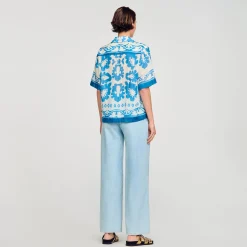 Femme SANDRO Chemise Imprimée