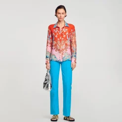 Femme SANDRO Chemise Imprimée