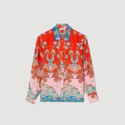 Femme SANDRO Chemise Imprimée