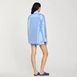 Femme SANDRO Chemise Large Satinée