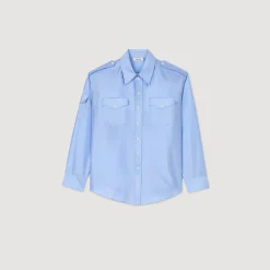 Femme SANDRO Chemise Large Satinée