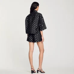 Femme SANDRO Chemise Ornée De Pastilles