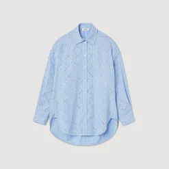 Femme SANDRO Chemise Oversize à Strass