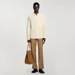 Homme SANDRO Chemise Oversize En Maille