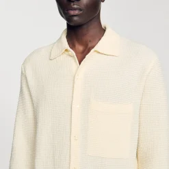 Homme SANDRO Chemise Oversize En Maille