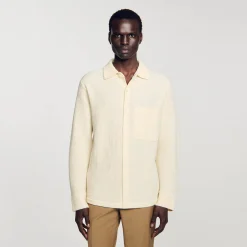 Homme SANDRO Chemise Oversize En Maille