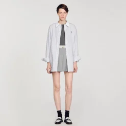 Femme SANDRO Chemise Oversized à Rayures