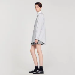 Femme SANDRO Chemise Oversized à Rayures