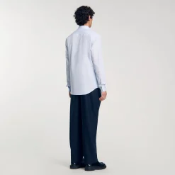 Homme SANDRO Chemise Rayée