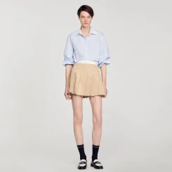 Femme SANDRO Chemise Rayée à Strass