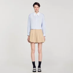 Femme SANDRO Chemise Rayée à Strass