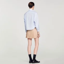 Femme SANDRO Chemise Rayée à Strass