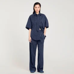 Femme SANDRO Chemise Strassée à Cravate