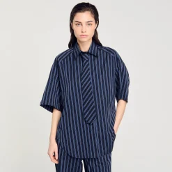 Femme SANDRO Chemise Strassée à Cravate