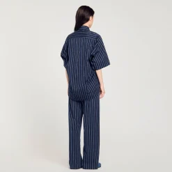 Femme SANDRO Chemise Strassée à Cravate
