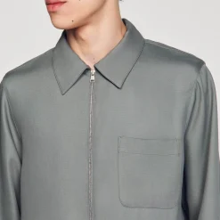 Homme SANDRO Chemise Zippée
