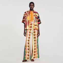 Femme SANDRO Débardeur En Maille à Perles