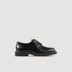 Homme SANDRO Derbies En Cuir Glacé