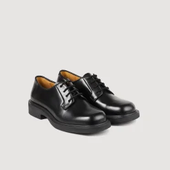 Homme SANDRO Derbies En Cuir Glacé