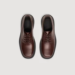 Homme SANDRO Derbies En Cuir Glacé