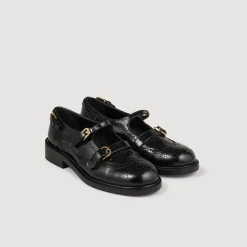 Femme SANDRO Derbies Ouvertes Multi-boucles