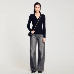 Femme SANDRO Gilet à Strass