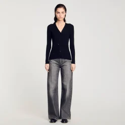 Femme SANDRO Gilet à Strass