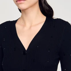 Femme SANDRO Gilet à Strass