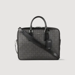 Homme SANDRO Grand Briefcase Square Cross