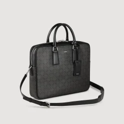 Homme SANDRO Grand Briefcase Square Cross