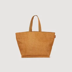 Homme SANDRO Grand Sac En Toile Tissée