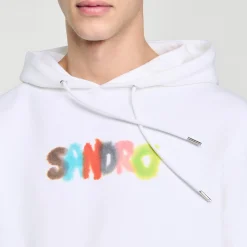 Homme SANDRO Hoodie à Capuche Wild Animals