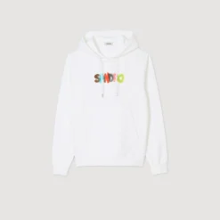 Homme SANDRO Hoodie à Capuche Wild Animals