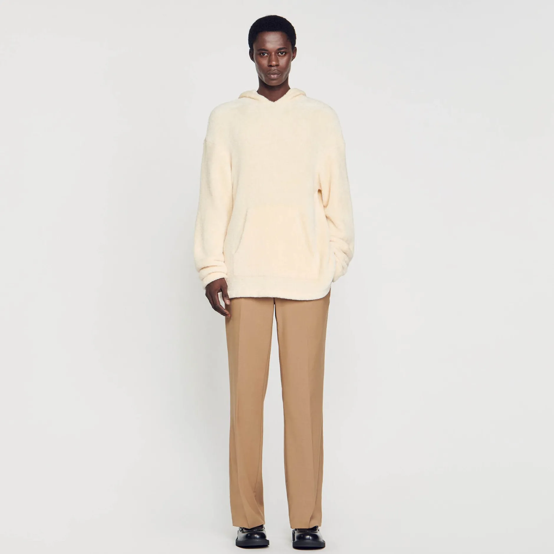 Homme SANDRO Hoodie En Polaire