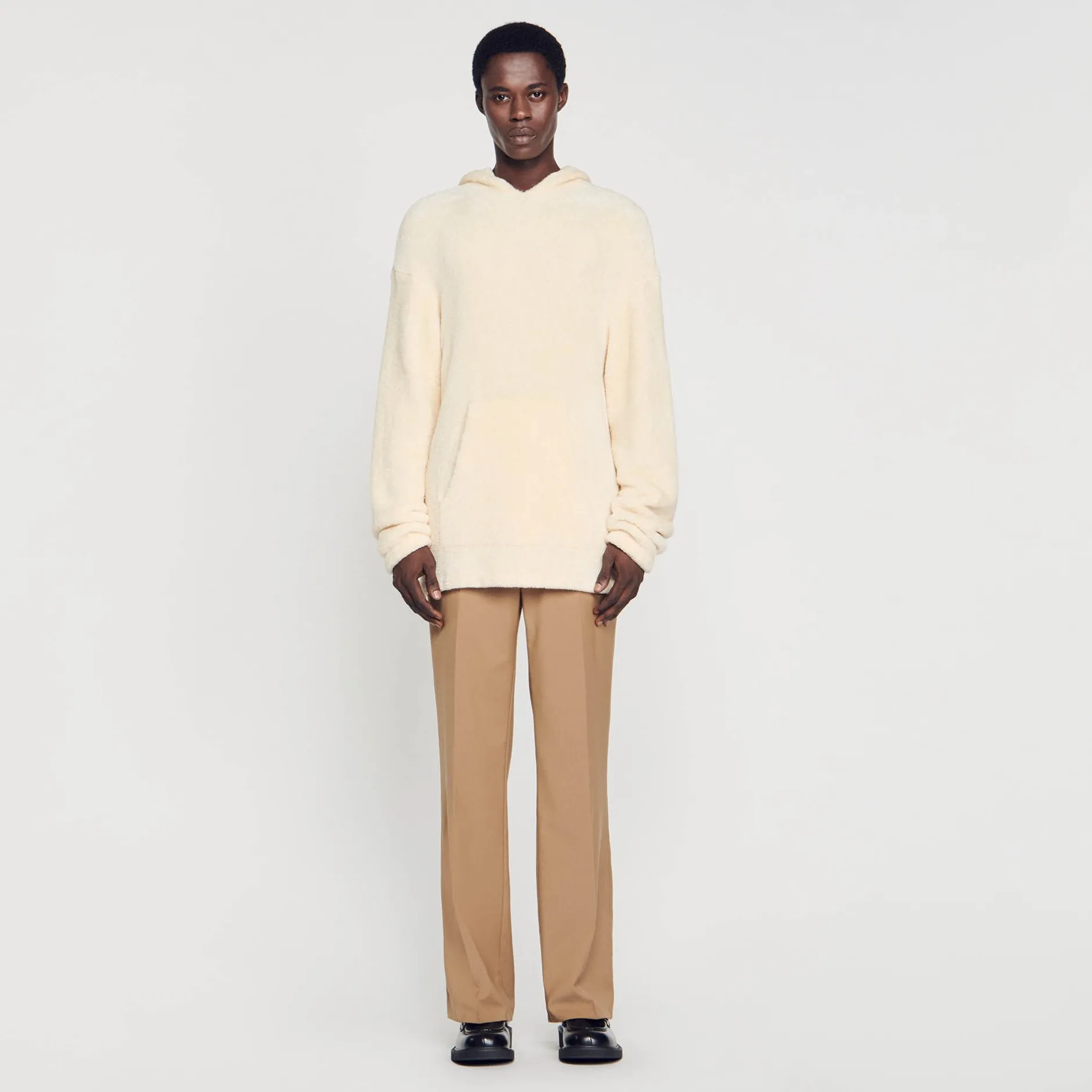 Homme SANDRO Hoodie En Polaire