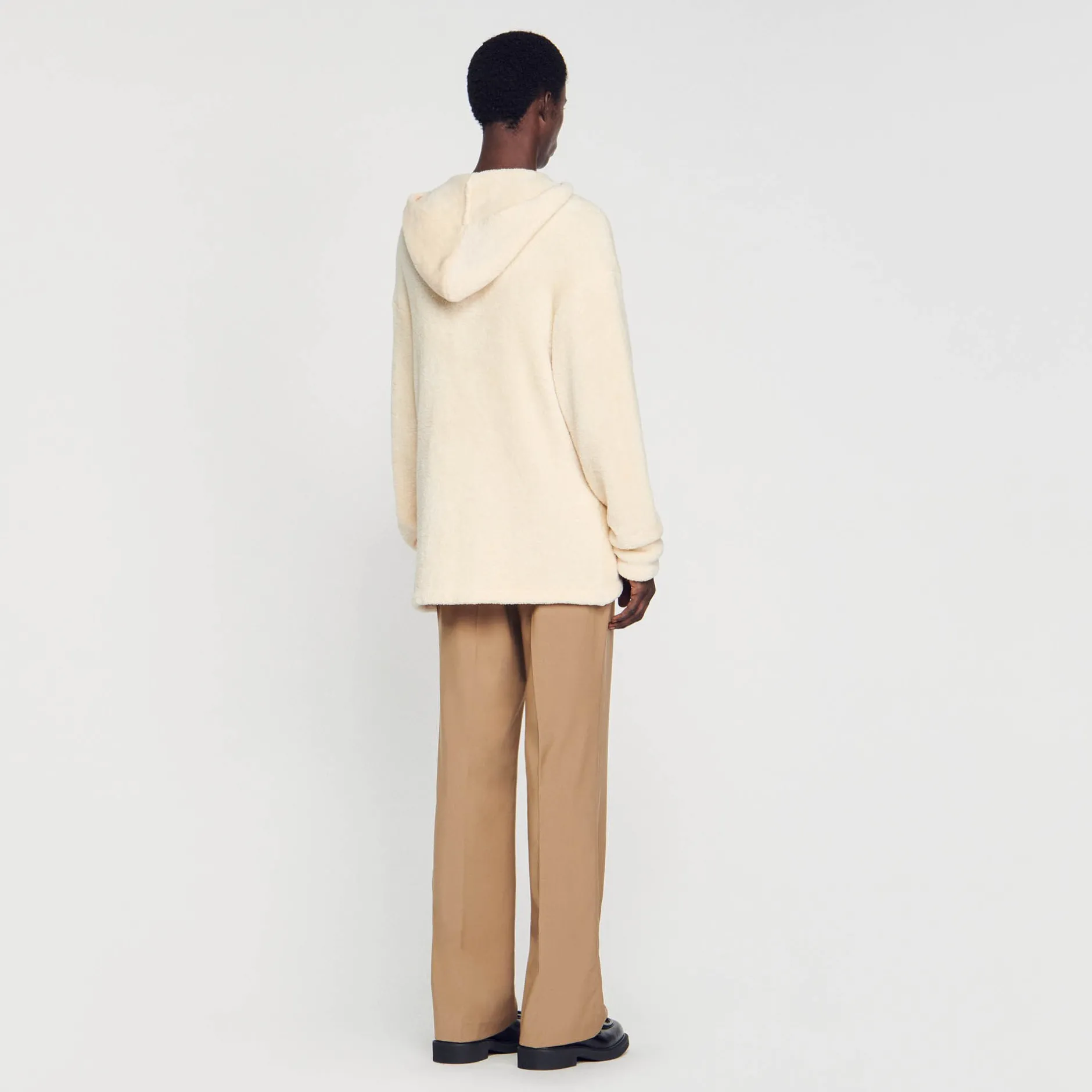 Homme SANDRO Hoodie En Polaire