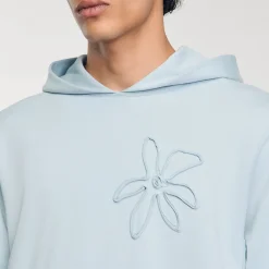 Homme SANDRO Hoodie Fleur à Capuche