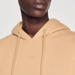 Femme/Homme SANDRO Hoodie Homme Brodé En Coton Biologique