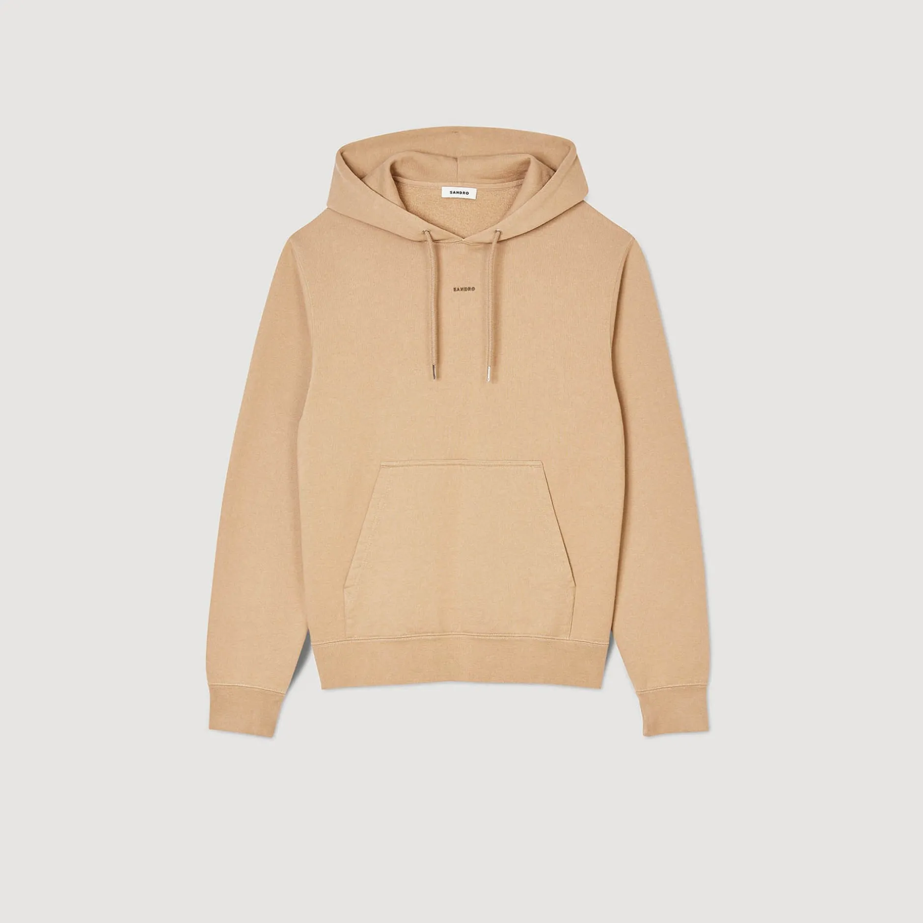 Femme/Homme SANDRO Hoodie Homme Brodé En Coton Biologique