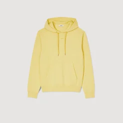 Femme/Homme SANDRO Hoodie Homme Brodé En Coton Biologique