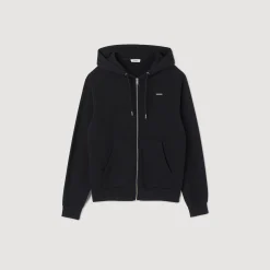 Homme SANDRO Hoodie Molletonné à Capuche