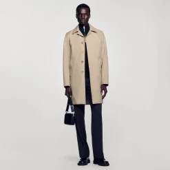 Homme SANDRO Imperméable Droit