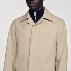 Homme SANDRO Imperméable Droit