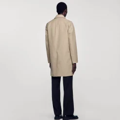 Homme SANDRO Imperméable Droit