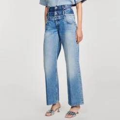 Femme SANDRO Jean à Triple Ceinture