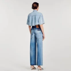 Femme SANDRO Jean à Triple Ceinture