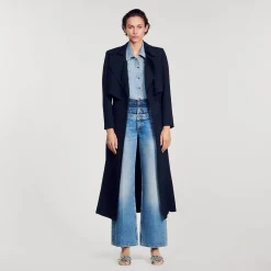 Femme SANDRO Jean à Triple Ceinture