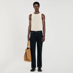 Homme SANDRO Jean Coupe Droite