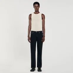 Homme SANDRO Jean Coupe Droite